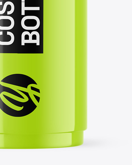 Glossy Cosmetic Bottle Mockup