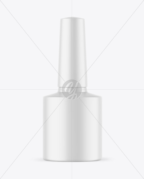 Matte Nail Polish Bottle Mockup