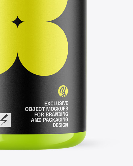 Glossy Dropper Bottle Mockup