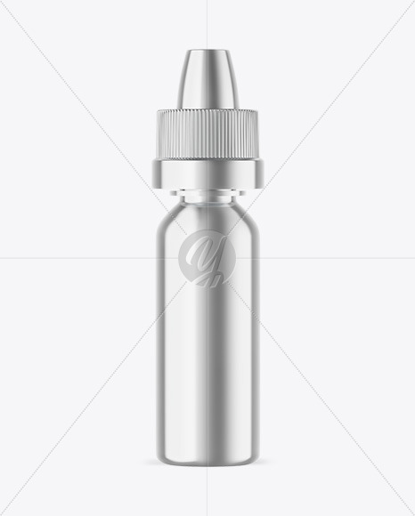 Metallic Dropper Bottle Mockup