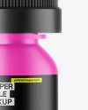 Matte Dropper Bottle Mockup