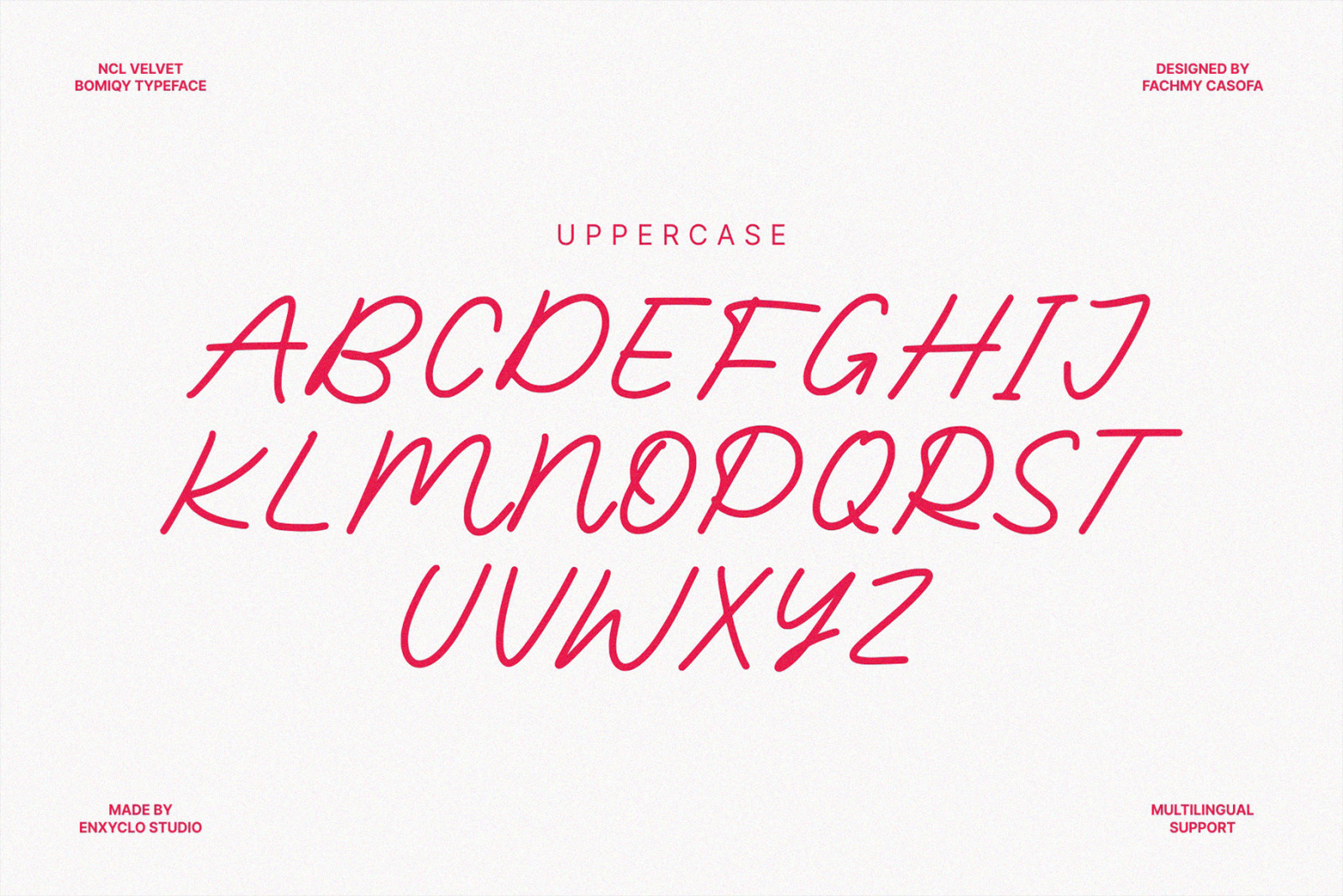 NCL Velvet Bomiqy - Casual Handwritten Font NCL Velvet Bomiqy - Casual Handwritten Font