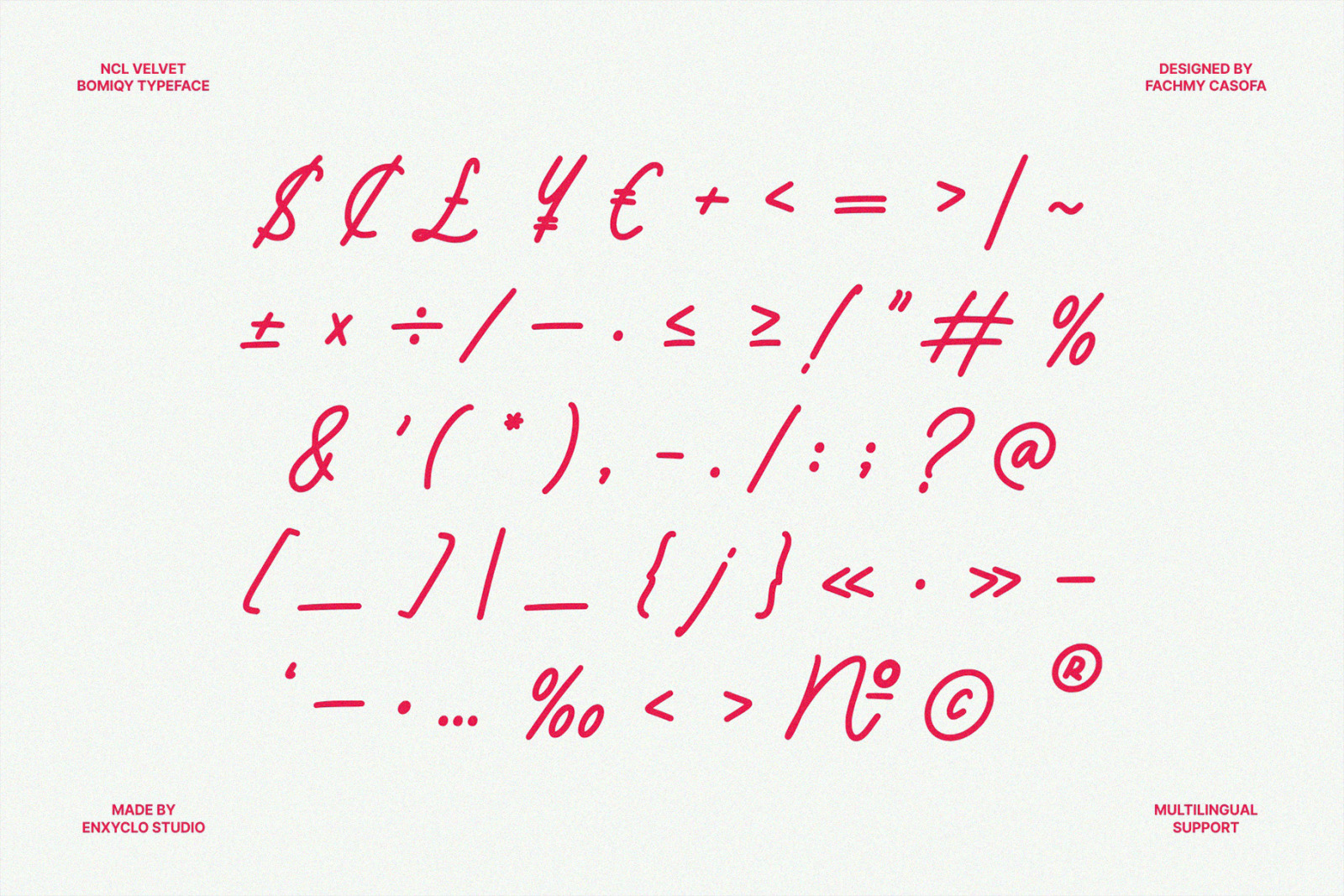 NCL Velvet Bomiqy - Casual Handwritten Font NCL Velvet Bomiqy - Casual Handwritten Font