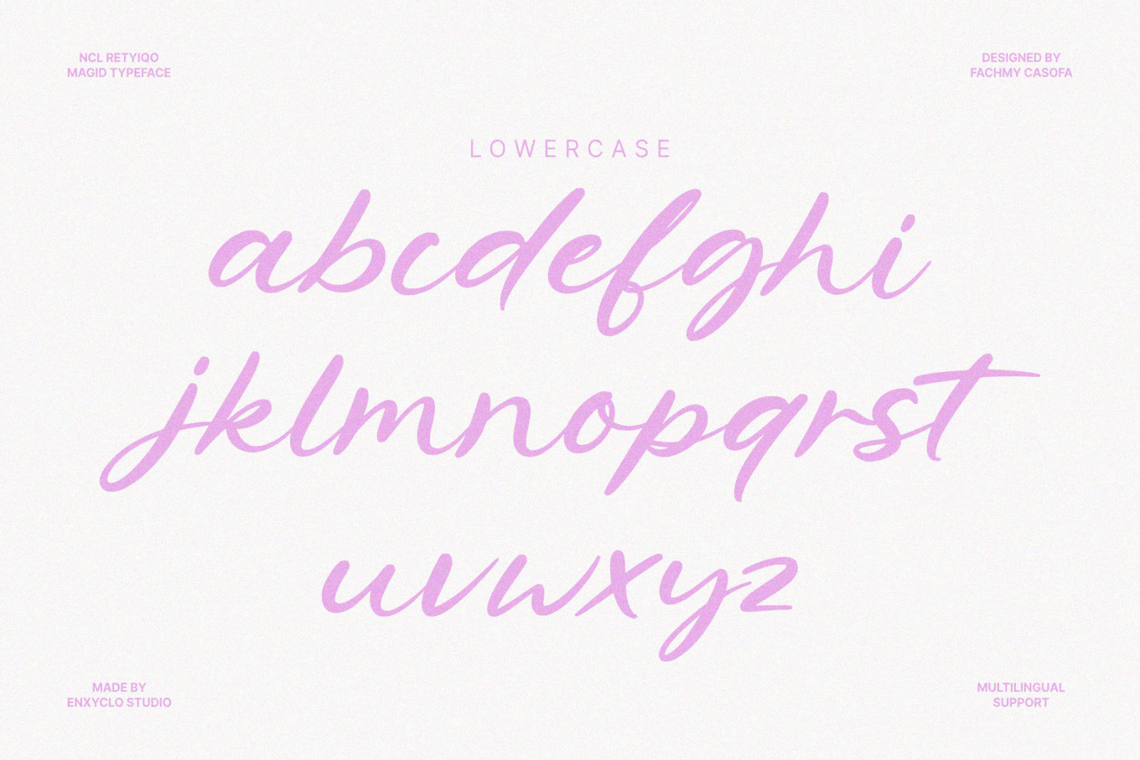 NCL Retyiqo Magid - Casual Handwritten Font