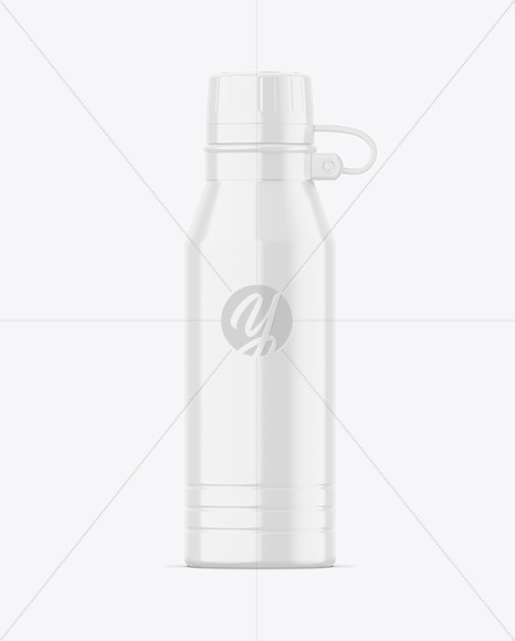 Glossy Sport Bottle Mockup