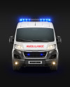 Van Ambulance Mockup - Front View