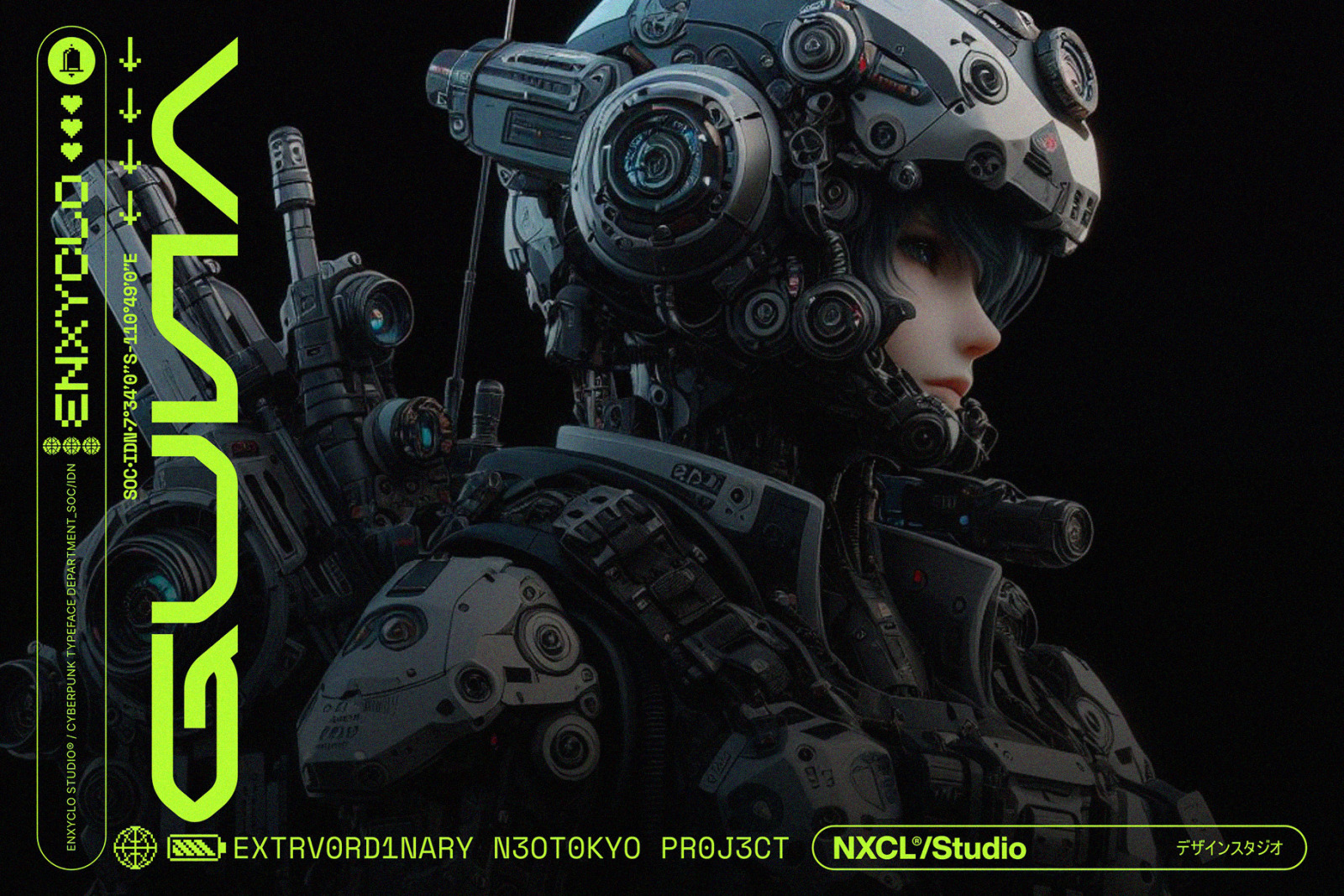 NCL Kamver - Futuristic Modern Font NCL Kamver - Futuristic Modern Font