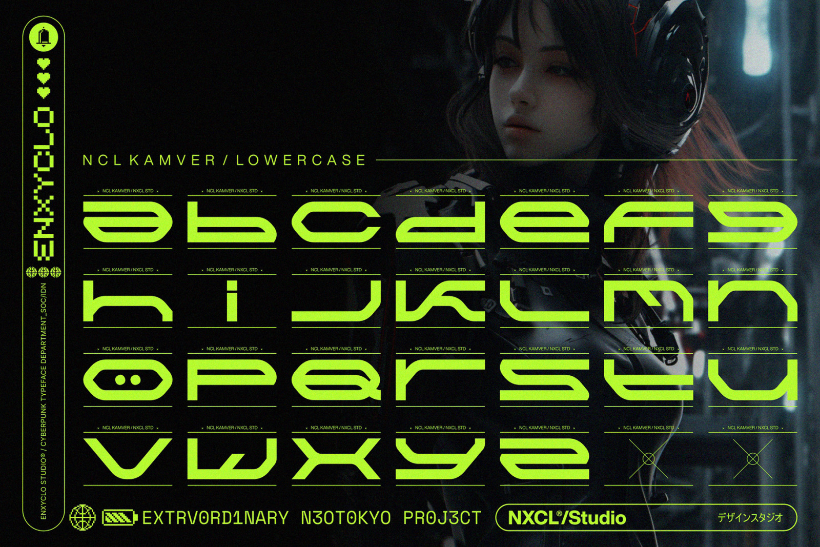 NCL Kamver - Futuristic Modern Font NCL Kamver - Futuristic Modern Font