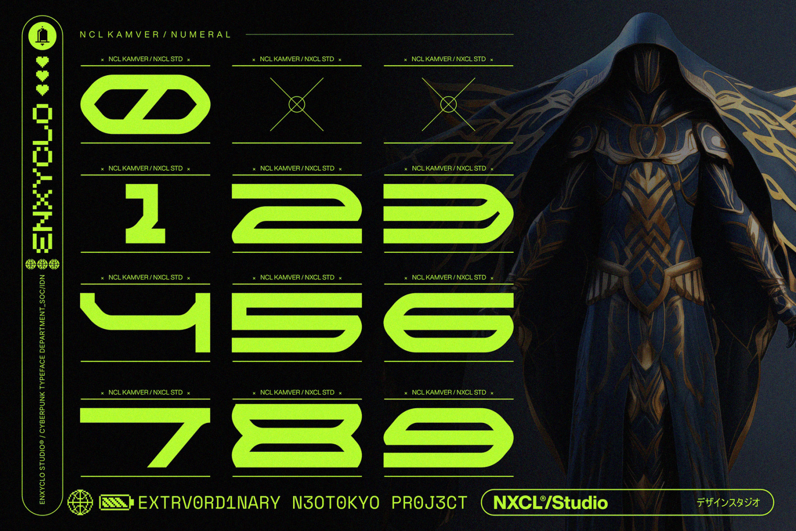 NCL Kamver - Futuristic Modern Font NCL Kamver - Futuristic Modern Font