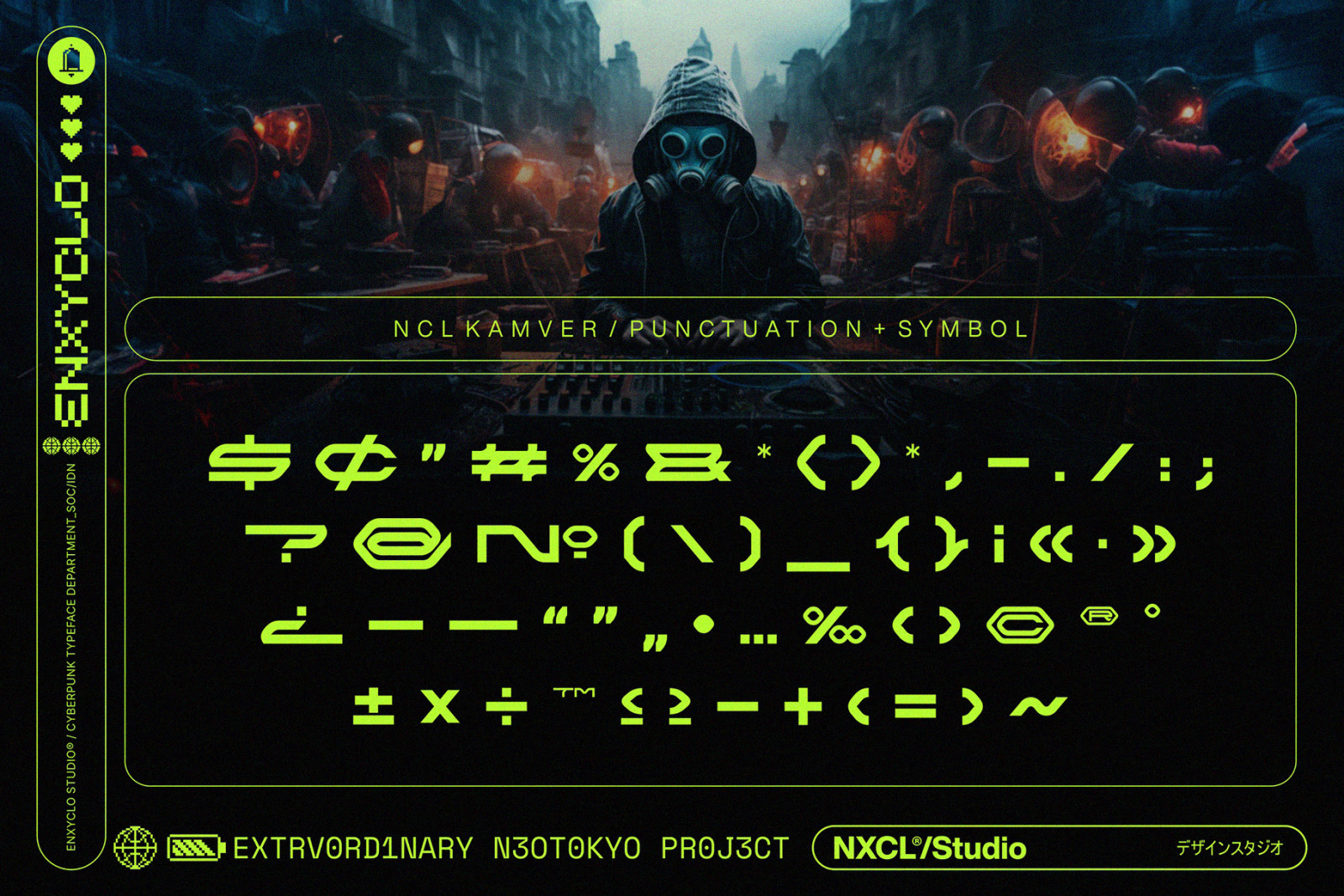 NCL Kamver - Futuristic Modern Font