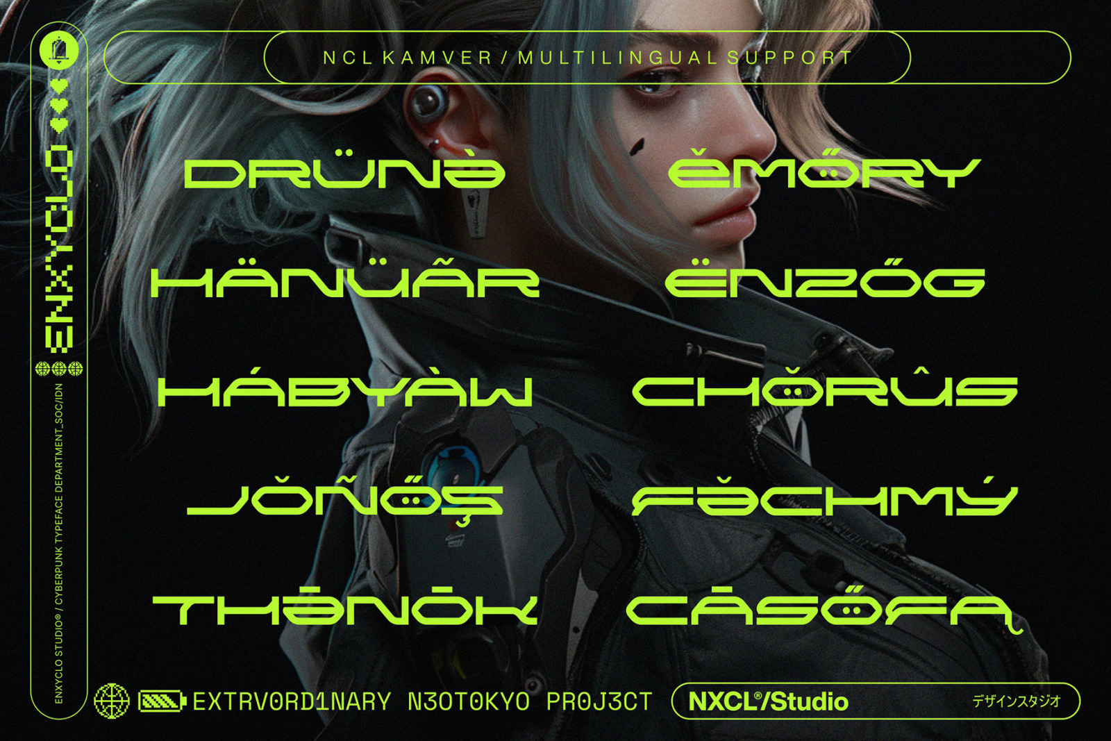 NCL Kamver - Futuristic Modern Font NCL Kamver - Futuristic Modern Font