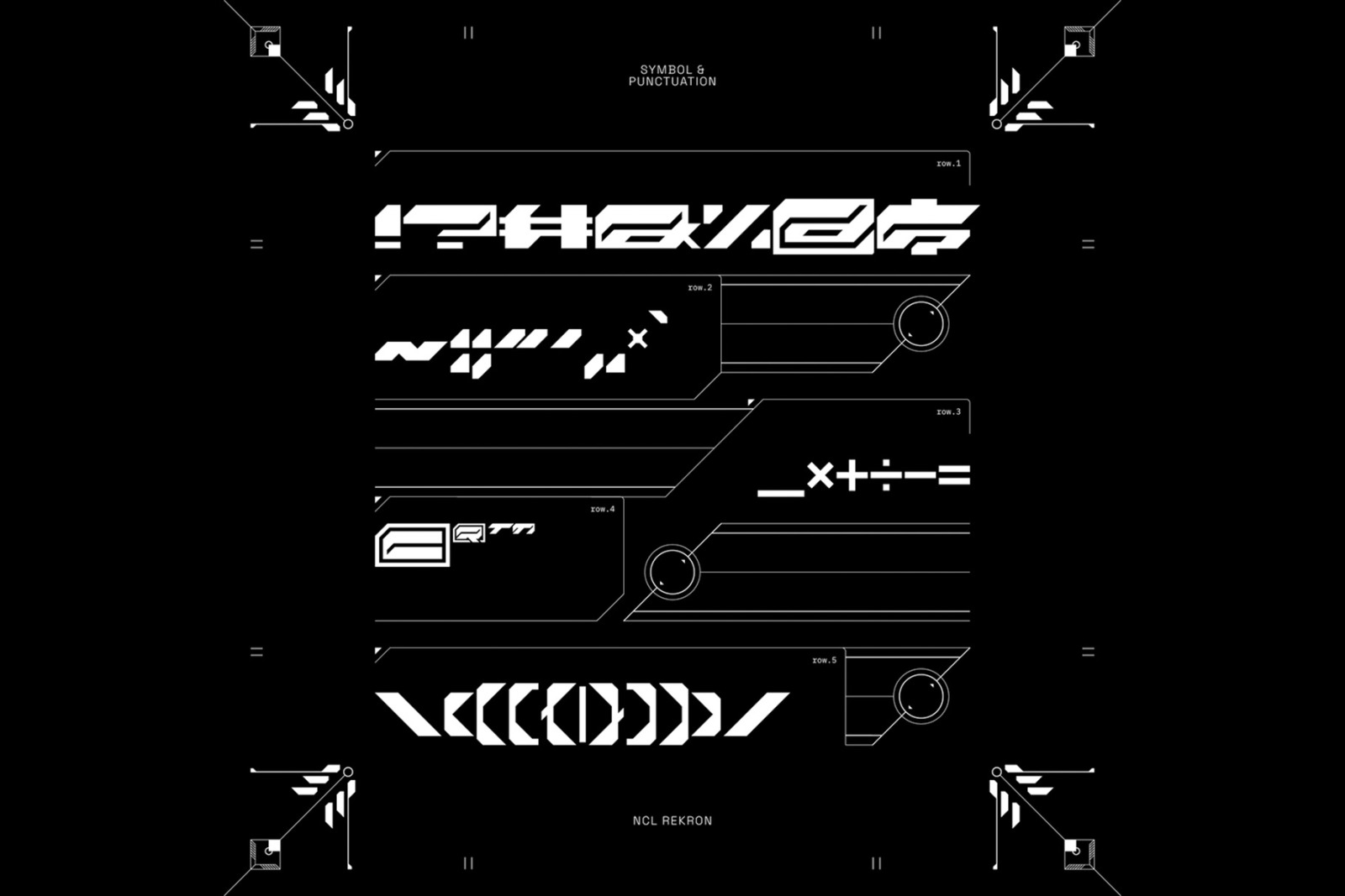 NCL Rekron - Futuristic Modern Font NCL Rekron - Futuristic Modern Font