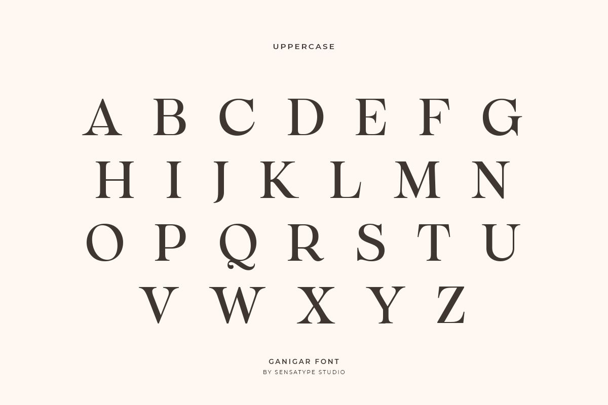 Ganigar – Modern Beauty Classy Serif Ganigar – Modern Beauty Classy Serif