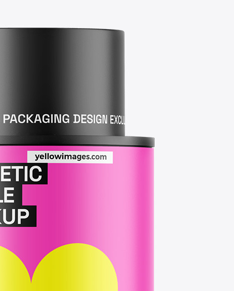 Matte Cosmetic Bottle Mockup