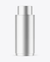 Matte Metallic Cosmetic Bottle Mockup