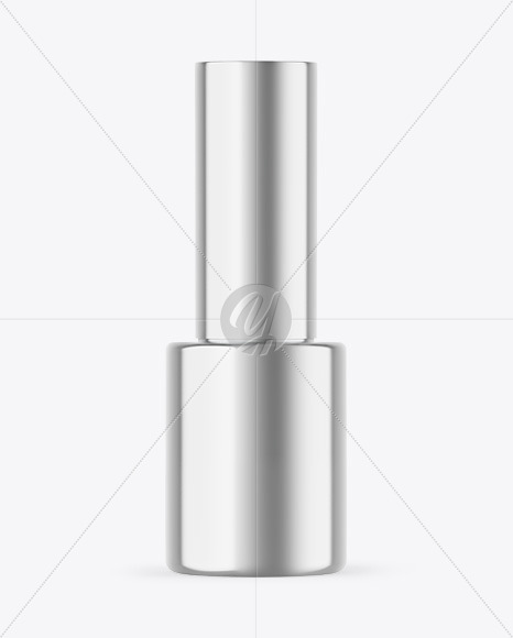 Metallic Nail Polish Bottle Mockup