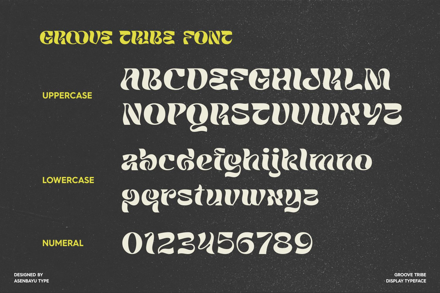 Groove Tribe - Groovy Display Font Groove Tribe - Groovy Display Font