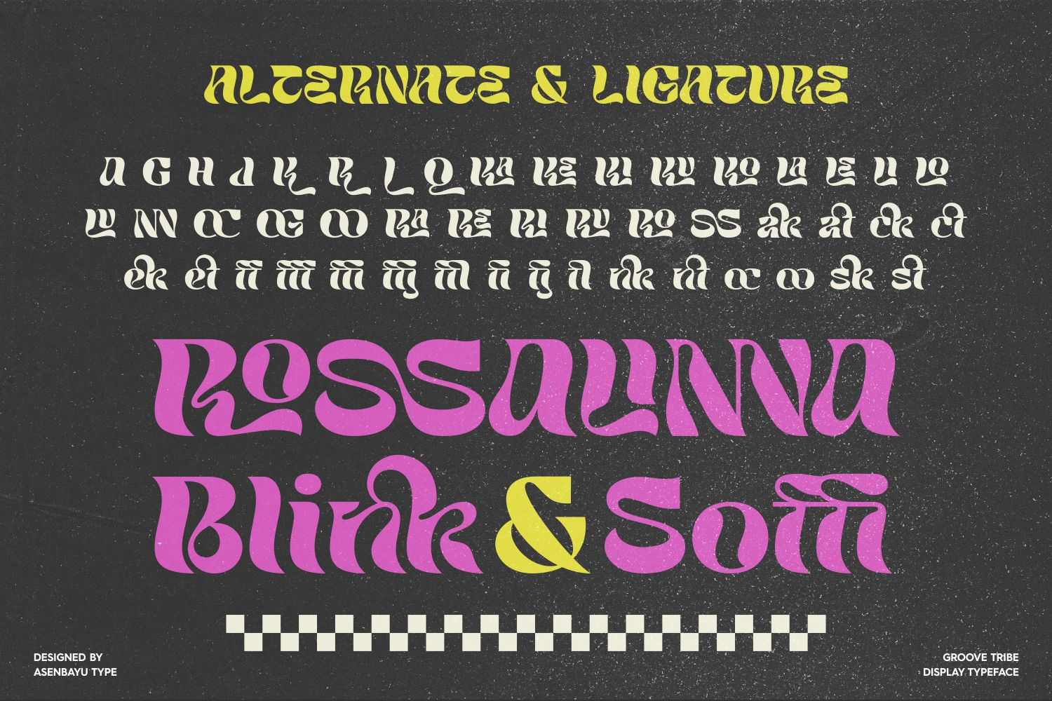 Groove Tribe - Groovy Display Font Groove Tribe - Groovy Display Font