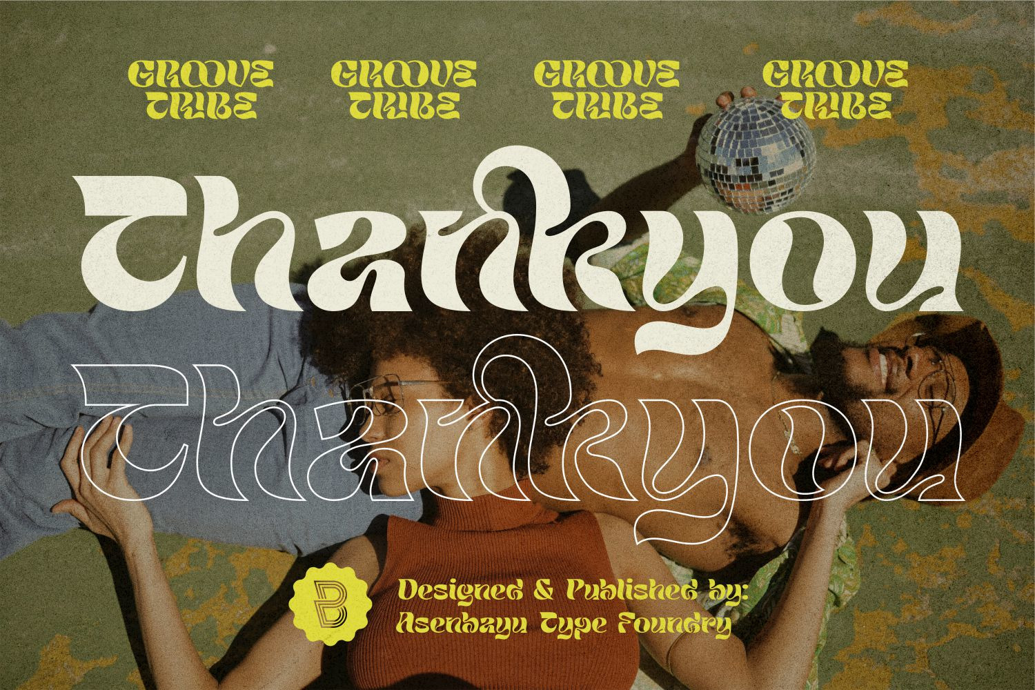Groove Tribe - Groovy Display Font Groove Tribe - Groovy Display Font