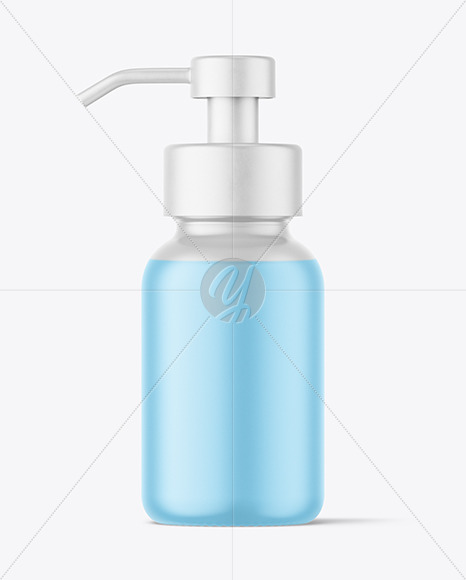 Frosted Foamer Bottle Mockup