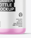 Frosted Foamer Bottle Mockup