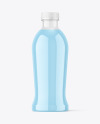 Clear Dairy Bottle Mockup