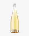 Clear Glass White Wine Mockup