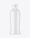 Glossy Dairy Bottle Mockup