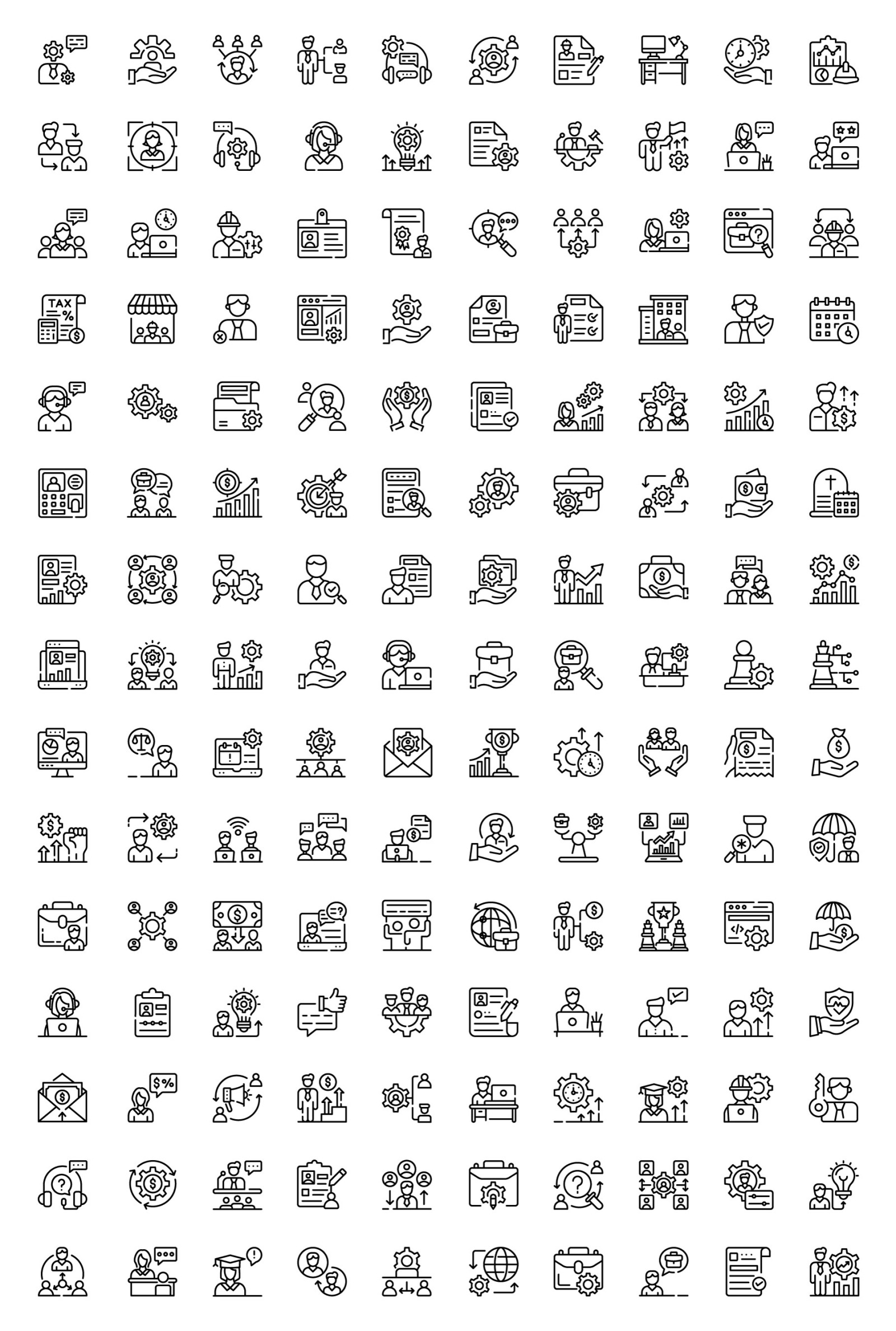 Human Resource Icons Pack Human Resource Icons Pack