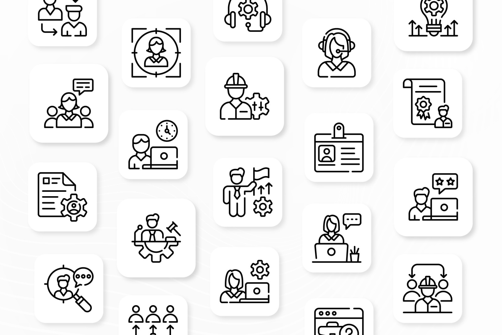 Human Resource Icons Pack Human Resource Icons Pack