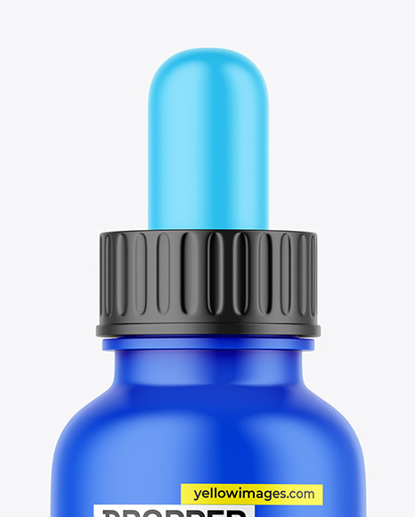 Matte Dropper Bottle Mockup