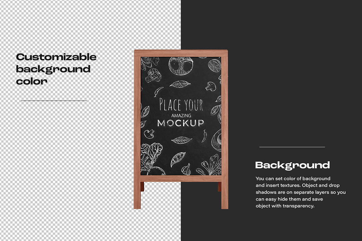 Chalkboard Mockup Set Chalkboard Mockup Set
