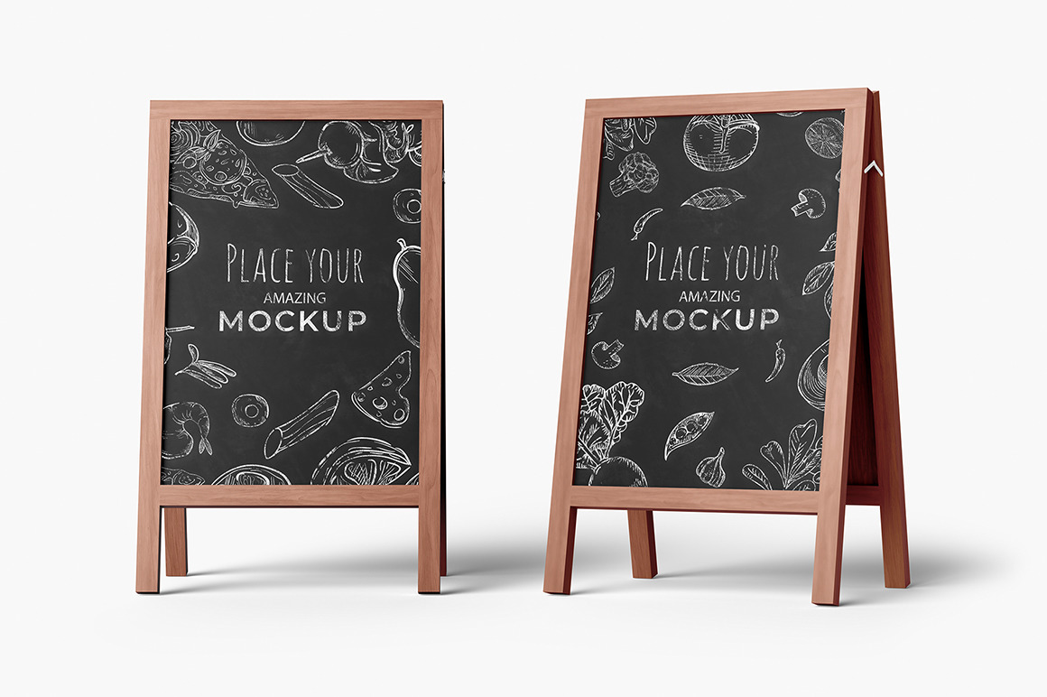 Chalkboard Mockup Set Chalkboard Mockup Set