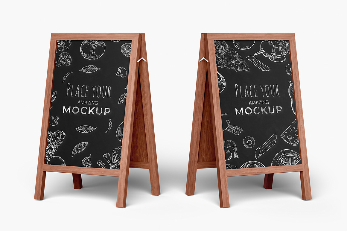 Chalkboard Mockup Set Chalkboard Mockup Set