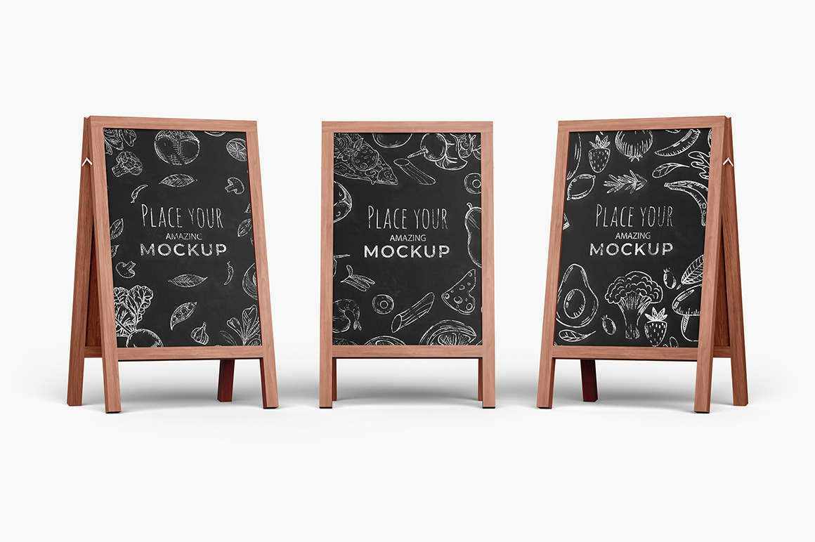Chalkboard Mockup Set Chalkboard Mockup Set