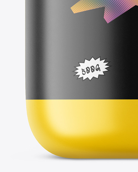 Matte Squeeze Sauce Bottle Mockup