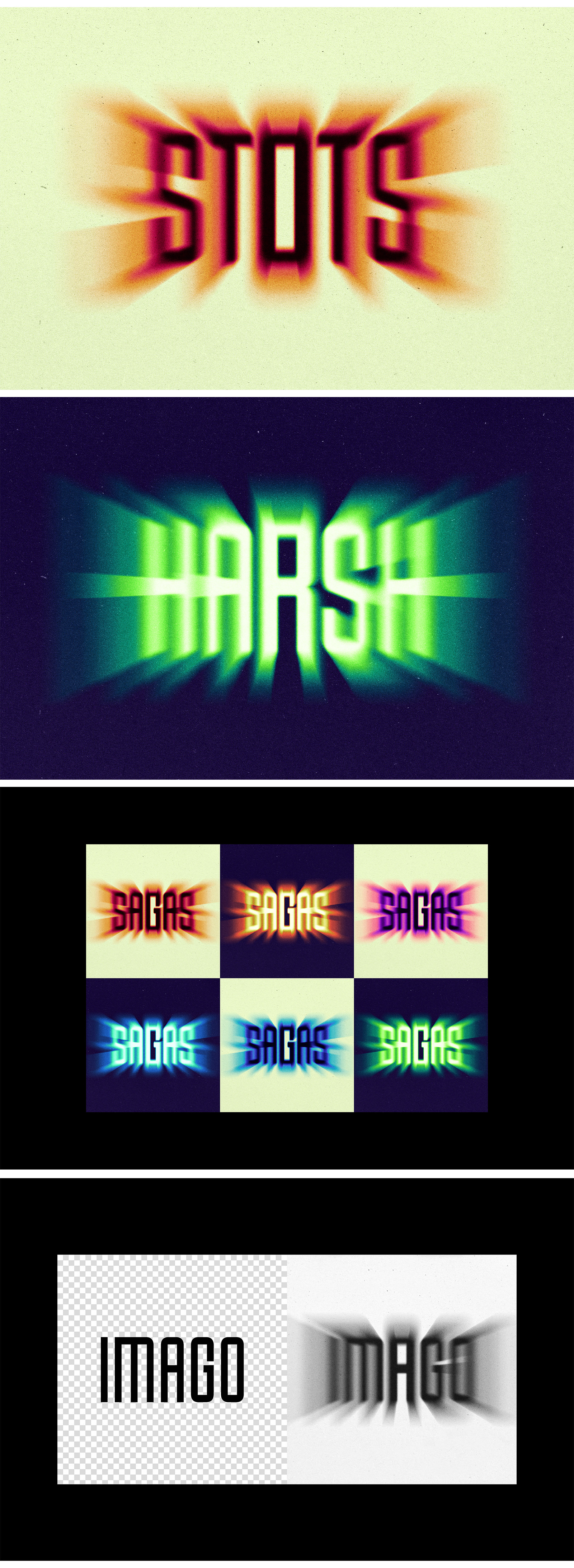 Blurry Impending Text Effect Blurry Impending Text Effect