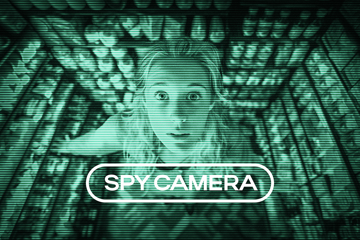 Spy Camera Glitch Photo Effect Spy Camera Glitch Photo Effect