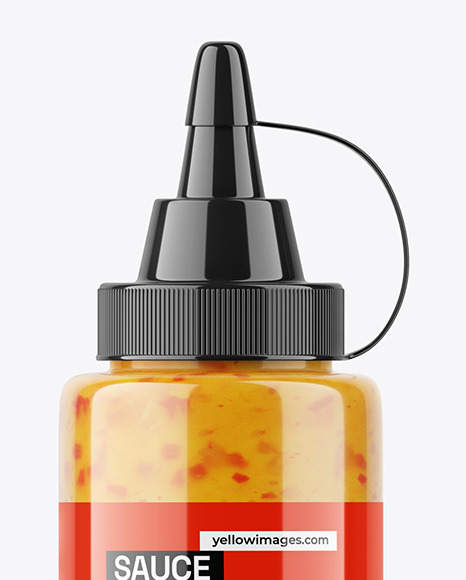 Chilli Sauce Bottle Mockup