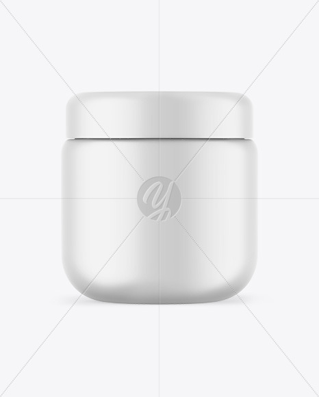 Matte Insulated Food Jar Mockup