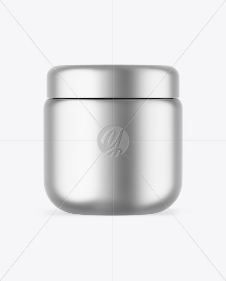 Matte Metallic Insulated Food Jar Mockup