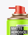 Matte Aerosol Spray Mockup