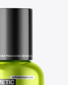 Metallic Cosmetic Bottle Mockup