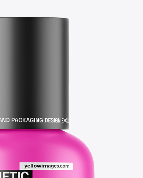 Matte Cosmetic Bottle Mockup