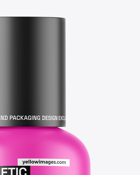 Matte Cosmetic Bottle Mockup