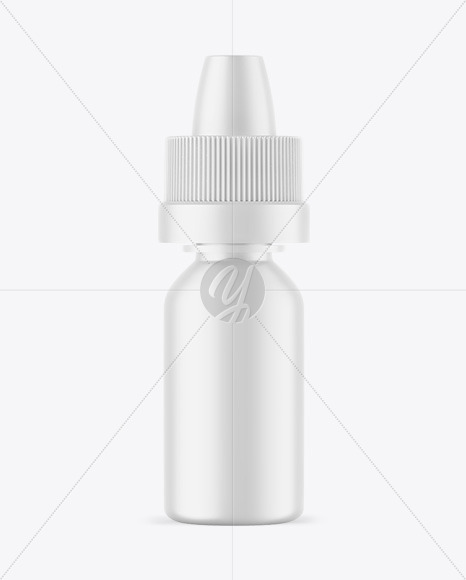 Matte Dropper Bottle Mockup