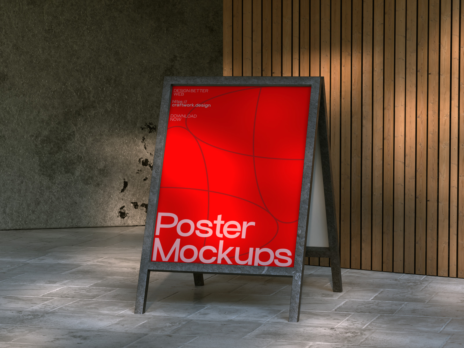 Poster Board Mockups Poster Board Mockups