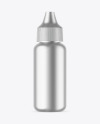 Matte Metallic Dropper Bottle Mockup