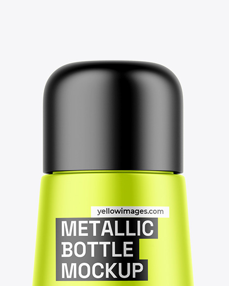 Metallized Bottle Mockup - Free Download Images High Quality PNG, JPG