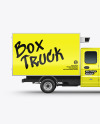 Box Truck Mockup - Side View